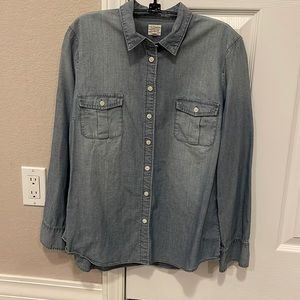 J.Crew women’s chambray shirt